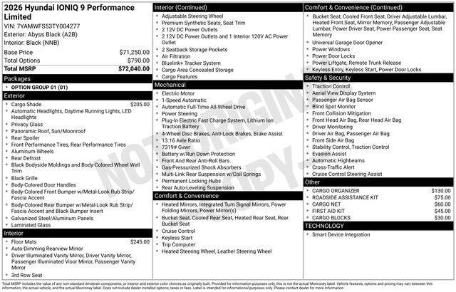 New 2026 Hyundai Ioniq 9 Limited image 4