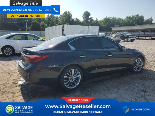 Used 2018 INFINITI Q50 Luxe w/ Essential Package (3.0T Luxe) RWD image 4