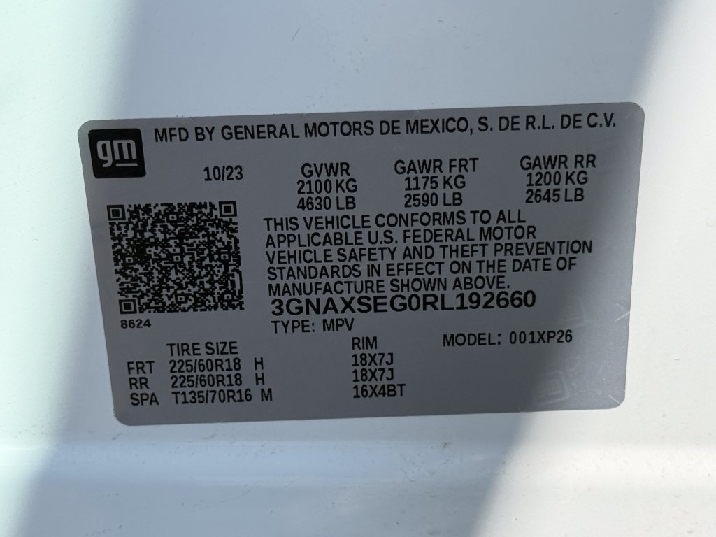 Certified 2024 Chevrolet Equinox LS w/ LS Convenience Package AWD/4WD image 12