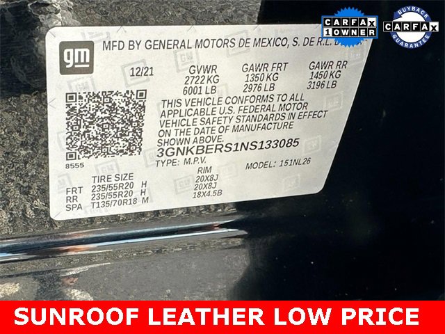 Certified 2022 Chevrolet Blazer RS w/ LPO, Floor Liner Package image 25
