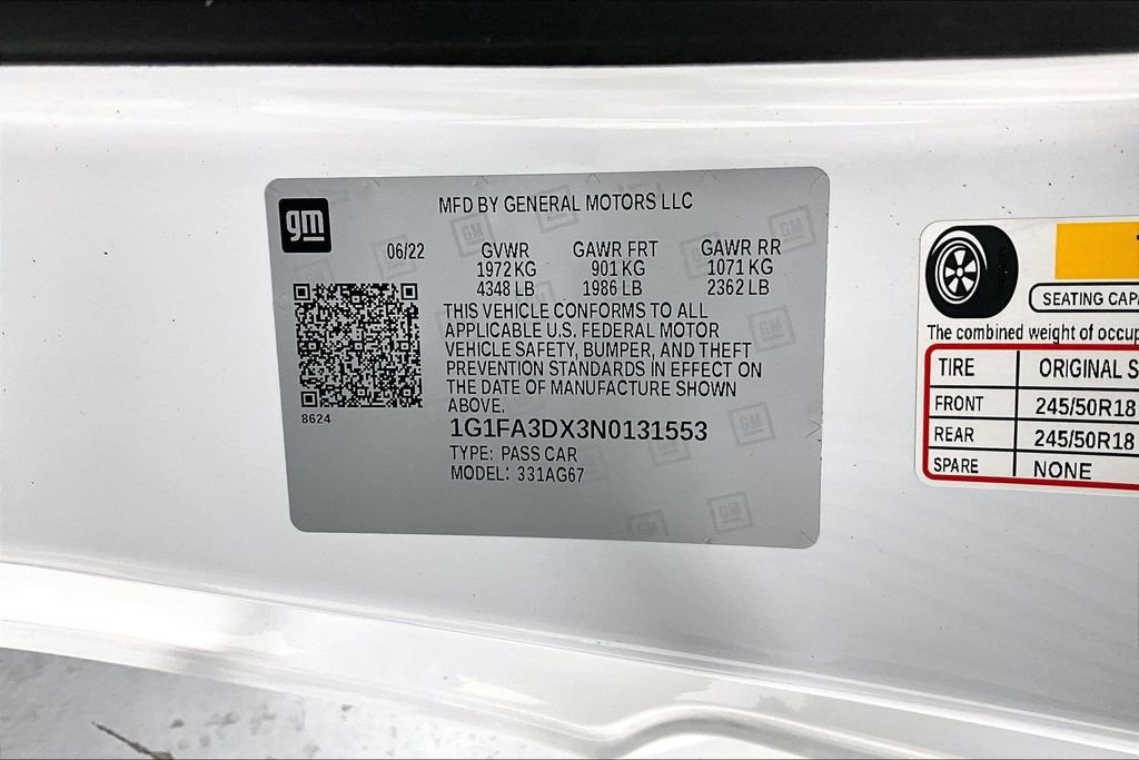 Used 2022 Chevrolet Camaro LT RWD image 28