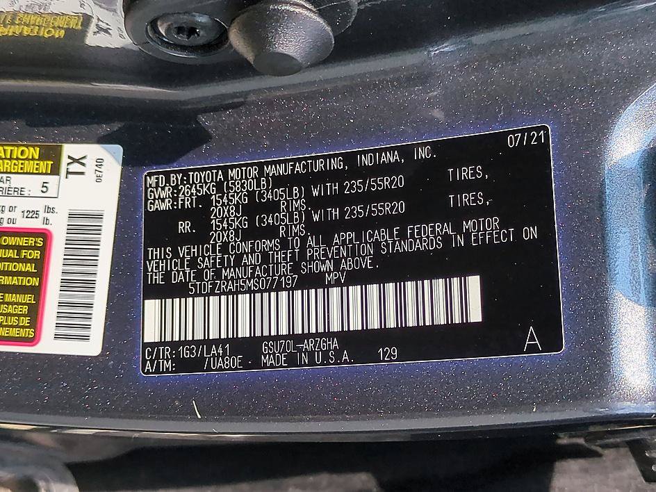 Used 2021 Toyota Highlander Platinum FWD image 39