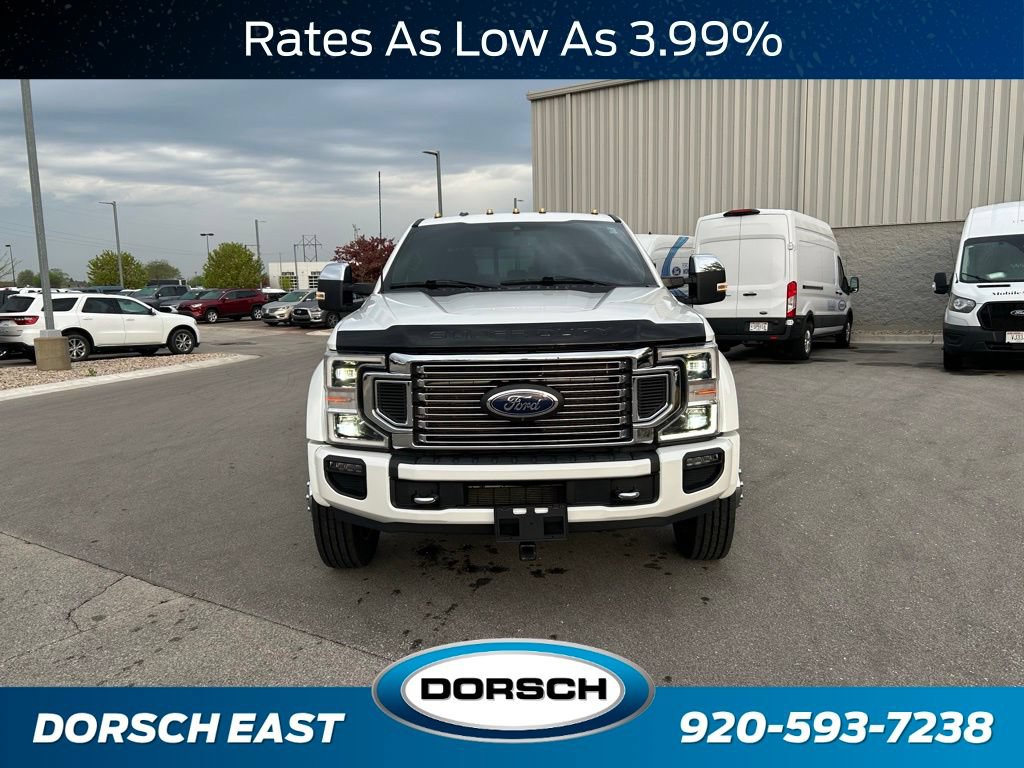 Certified 2022 Ford F450 Platinum w/ FX4 Off-Road Package AWD/4WD image 3