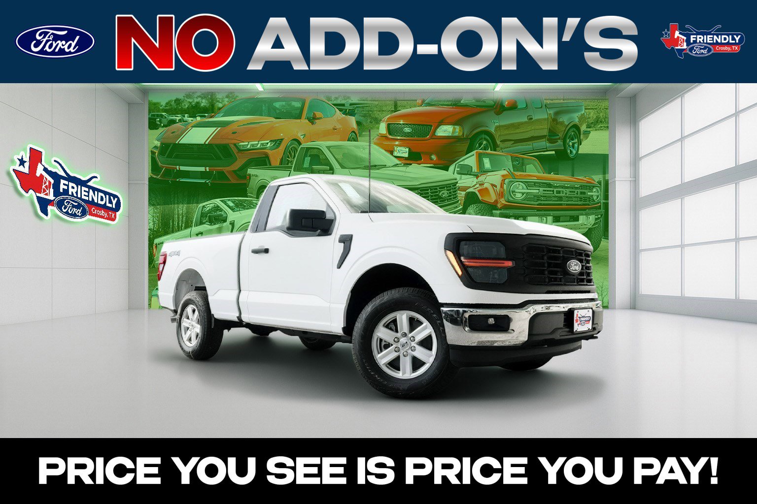 New 2026 Ford F150 XL w/ Equipment Group 103A High