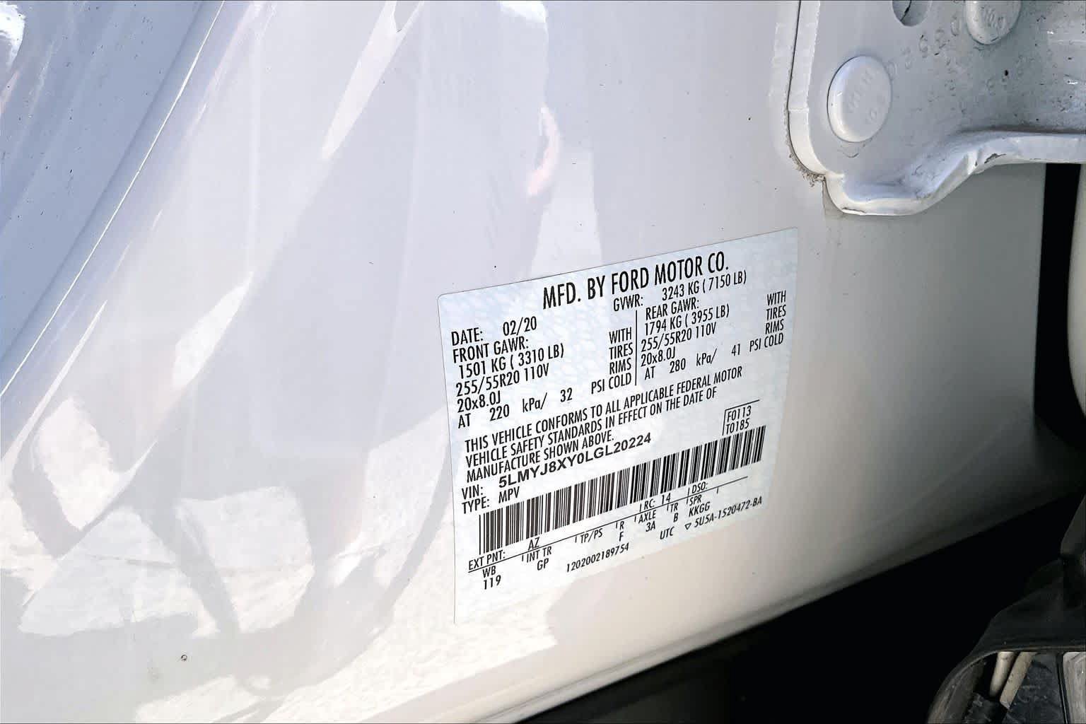 Used 2020 Lincoln Aviator Grand Touring w/ Elements Package Plus AWD/4WD image 34