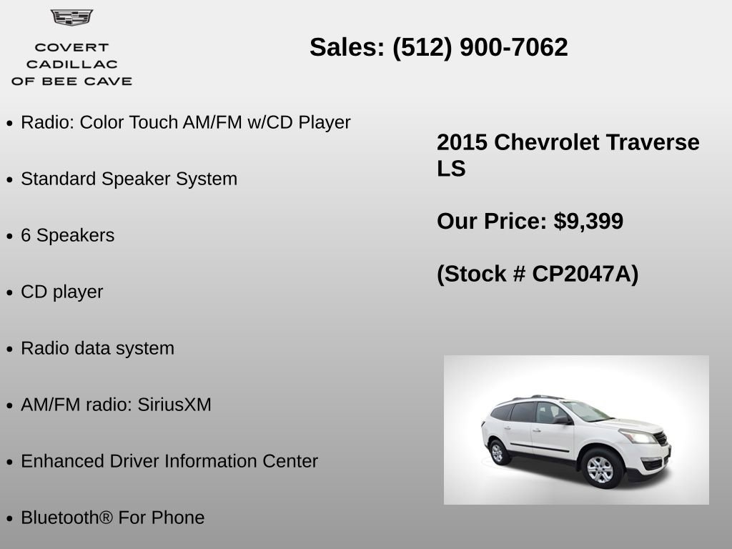 Used 2015 Chevrolet Traverse LS image 12