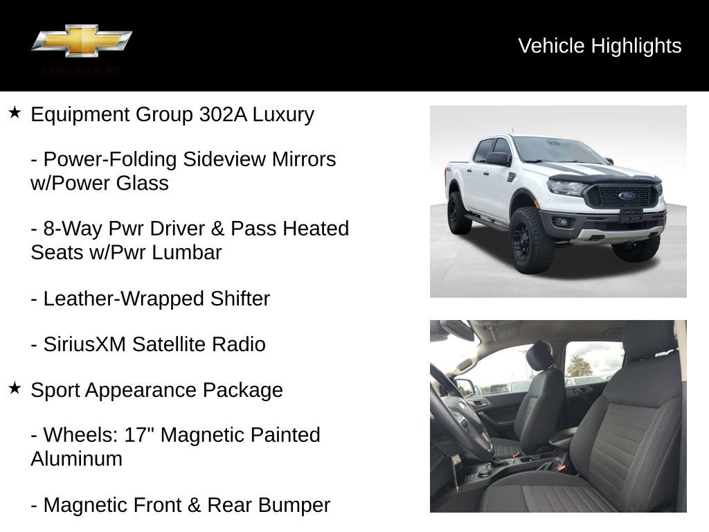 Used 2019 Ford Ranger XLT w/ Equipment Group 302A Luxury AWD/4WD image 18