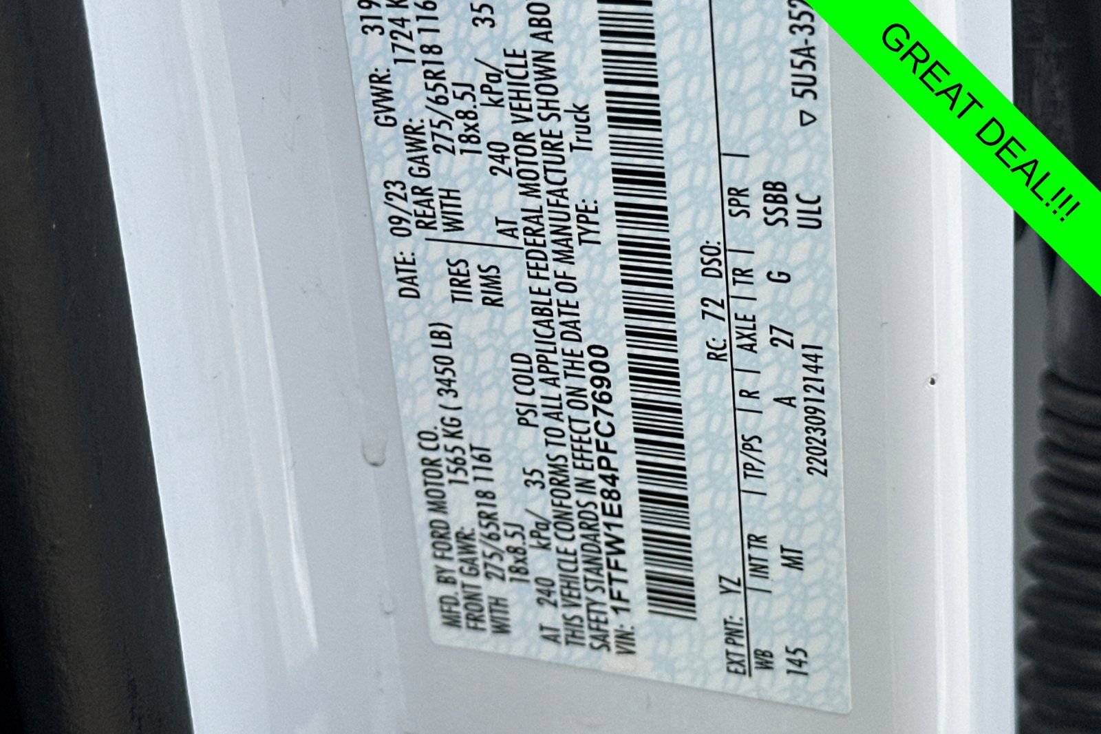Used 2023 Ford F150 XLT AWD/4WD image 26