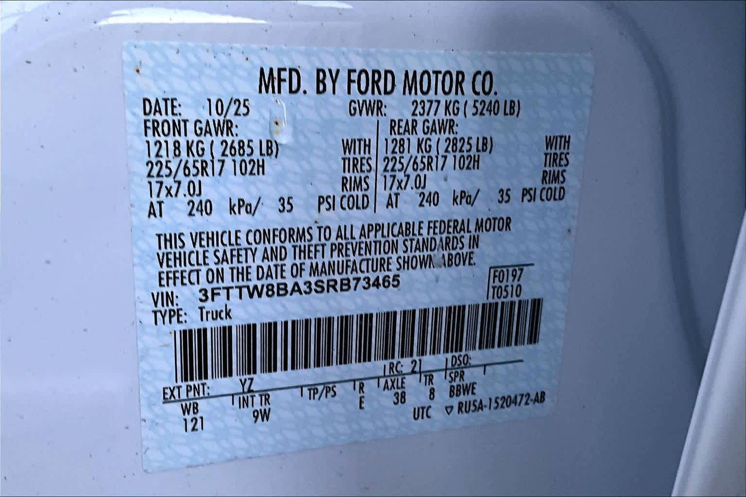 New 2025 Ford Maverick XL w/ 4K Tow Package AWD/4WD image 16