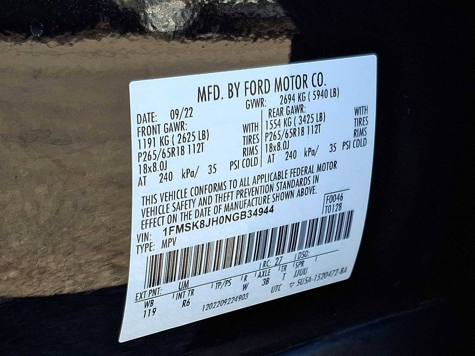 Used 2022 Ford Explorer Timberline image 40