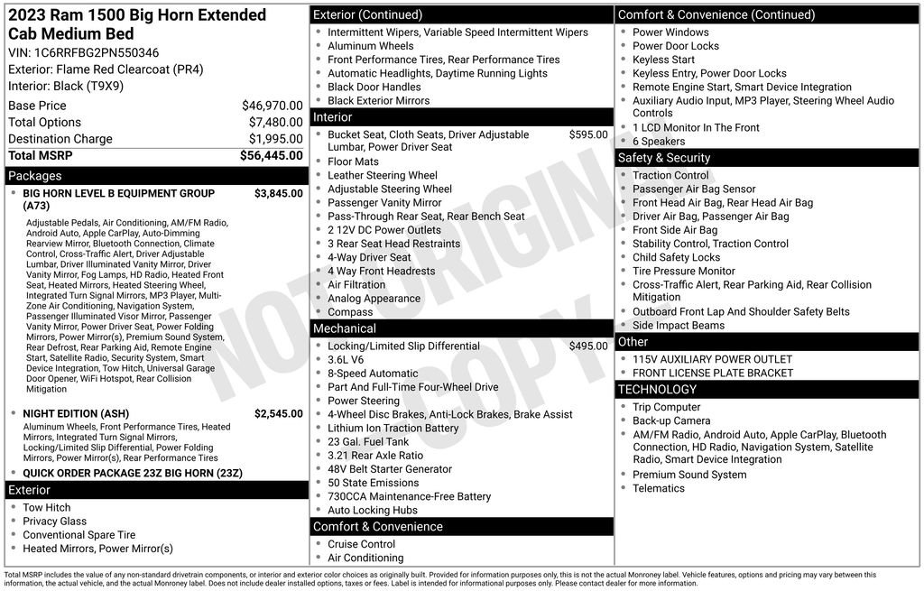 Used 2023 RAM 1500 Big Horn image 40
