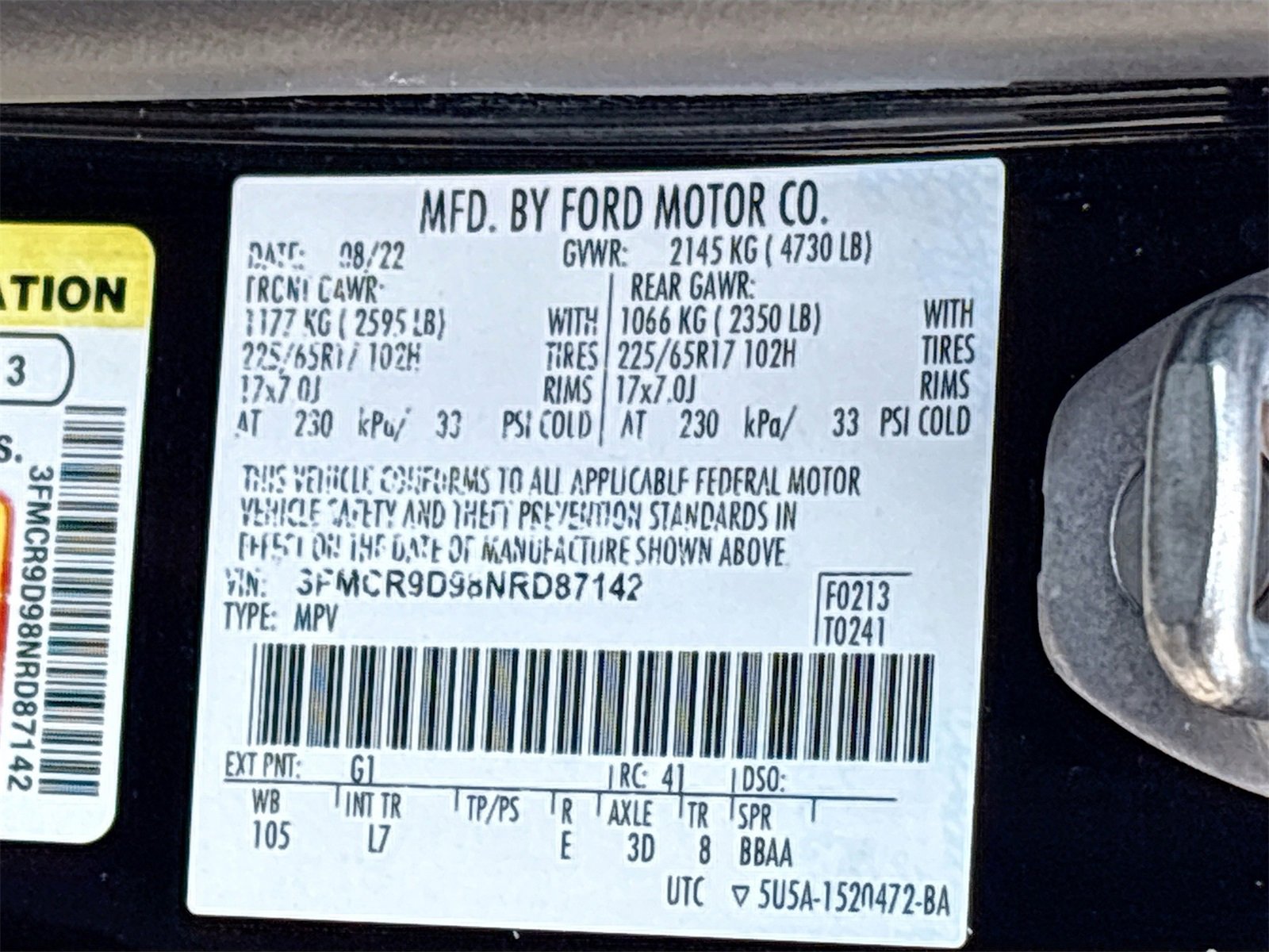 Used 2022 Ford Bronco Sport Badlands image 32