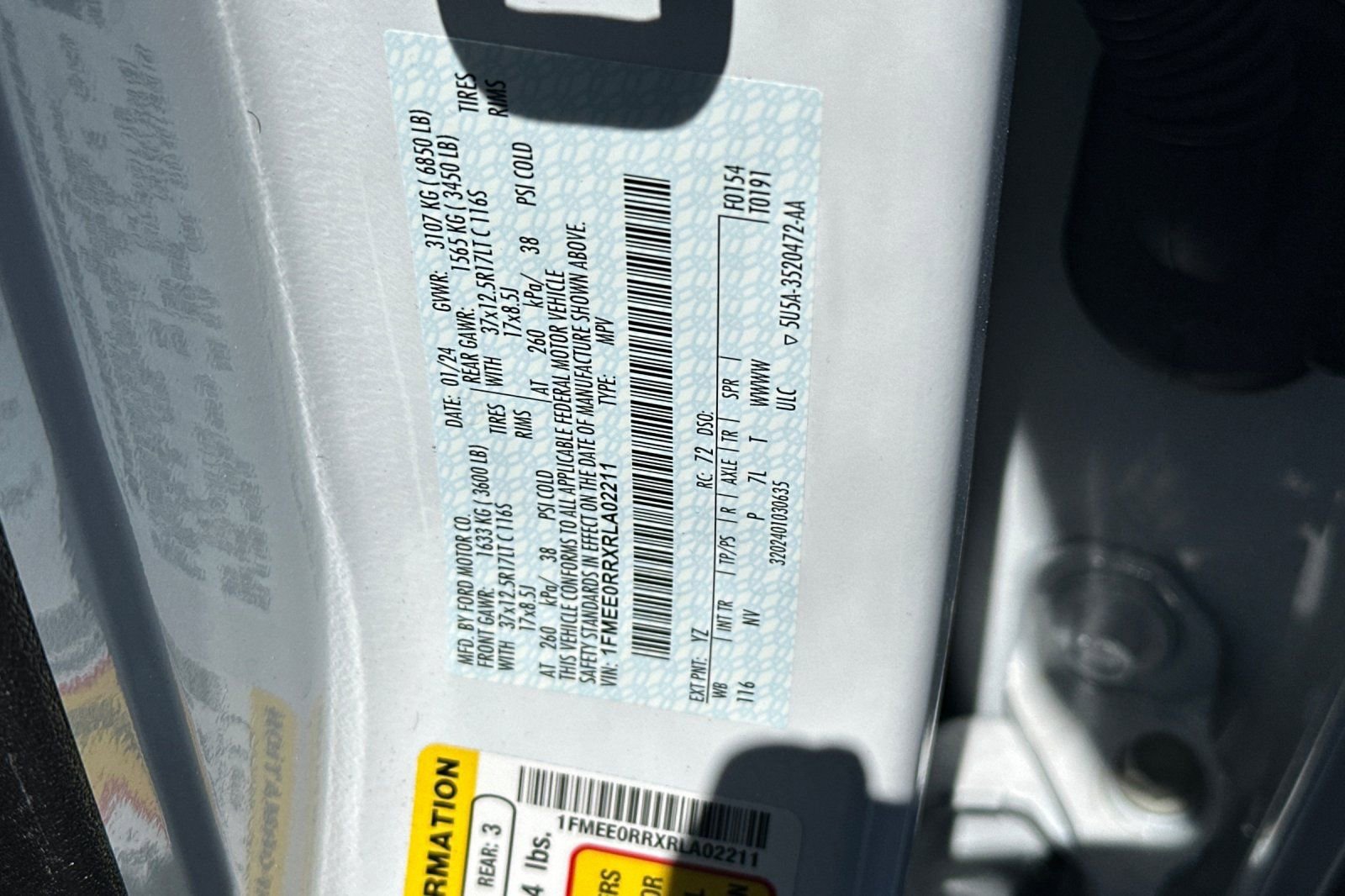 Used 2024 Ford Bronco Raptor w/ Interior Carbon Fiber Pack 6 image 36