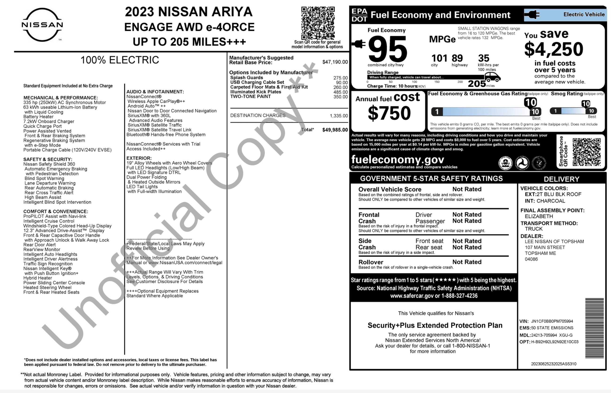 Used 2023 Nissan Ariya AWD image 2