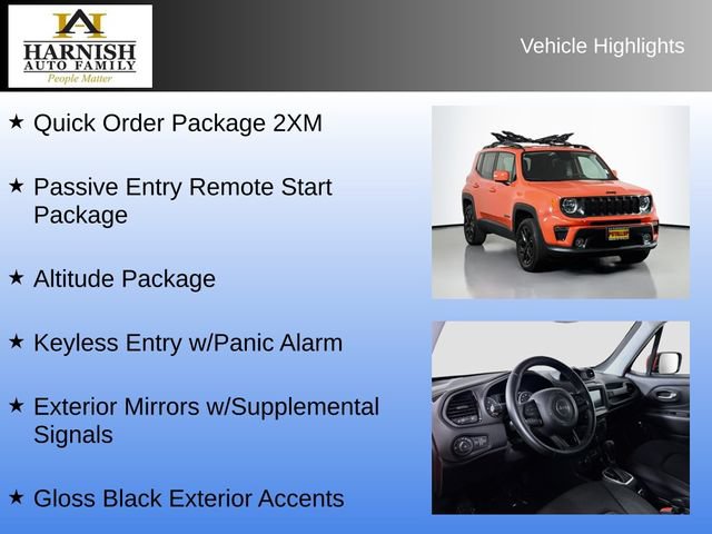 Used 2019 Jeep Renegade Altitude w/ Quick Order Package 2XM AWD/4WD image 7