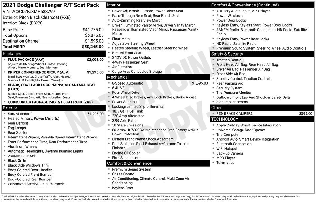 Used 2021 Dodge Challenger R/T Scat Pack w/ Plus Package image 5