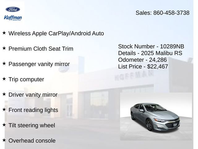 Used 2025 Chevrolet Malibu RS image 30