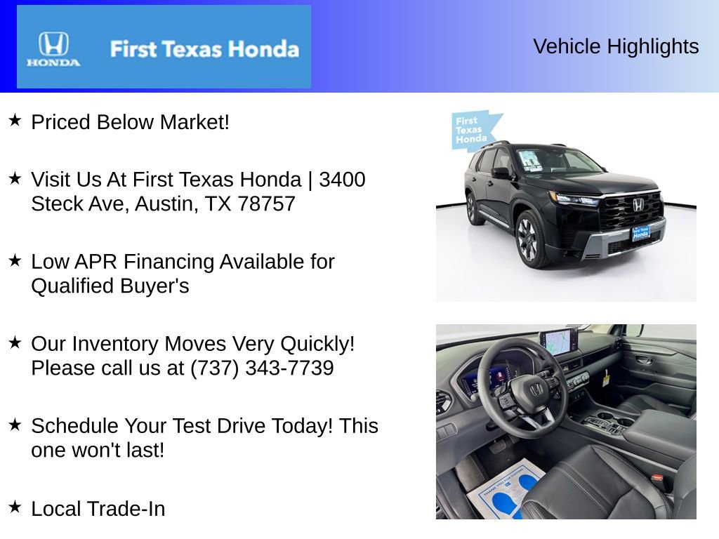 New 2026 Honda Pilot Touring image 5