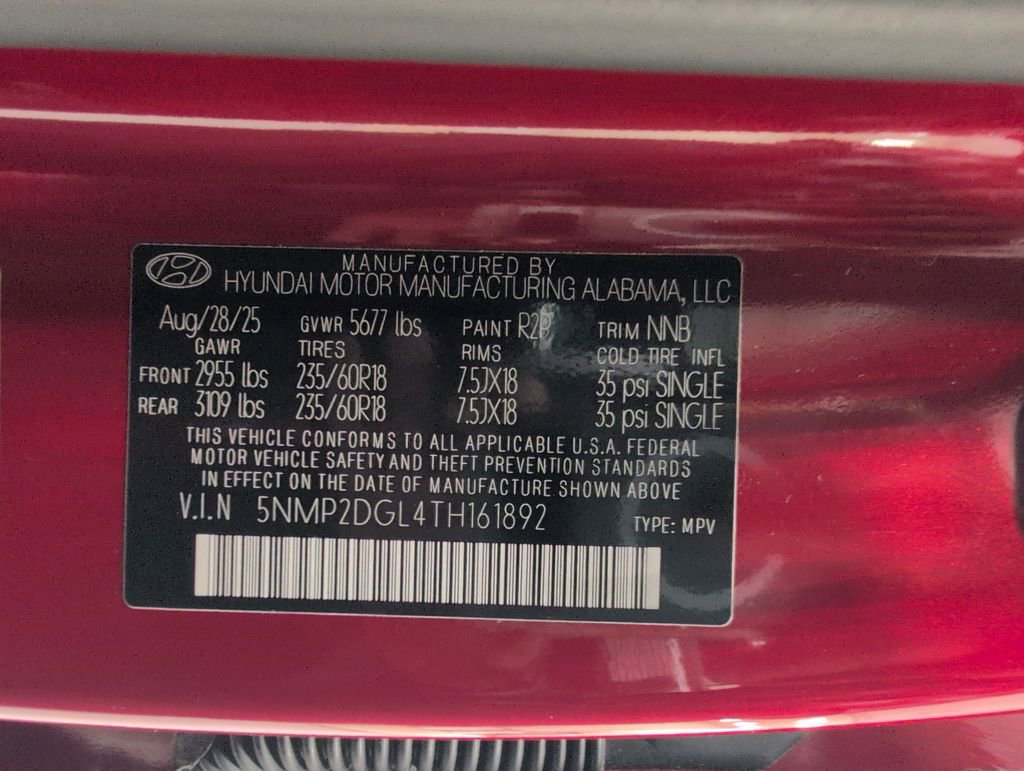 Certified 2026 Hyundai Santa Fe SEL AWD/4WD image 30
