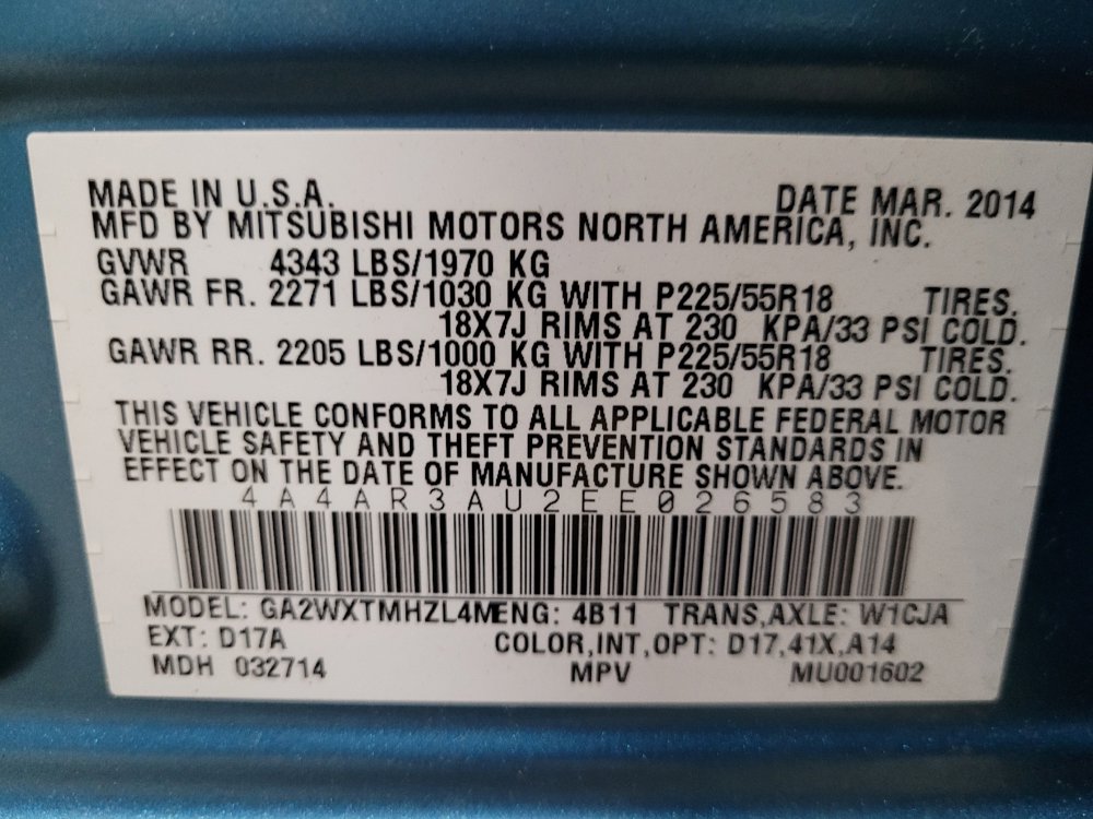 Used 2014 Mitsubishi Outlander Sport ES AWD/4WD image 33
