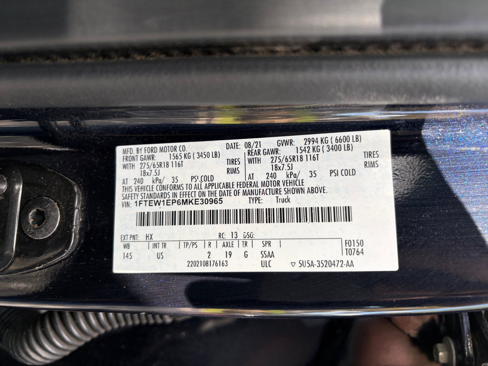 Used 2021 Ford F150 XLT w/ Equipment Group 302A High AWD/4WD image 31