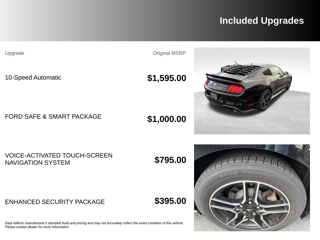 Used 2019 Ford Mustang Premium w/ Ford Safe & Smart Package RWD image 6