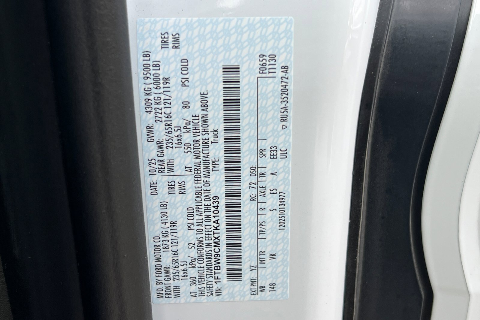 New 2026 Ford E-Transit 148 Medium Roof w/ Load Area Protection Package image 27