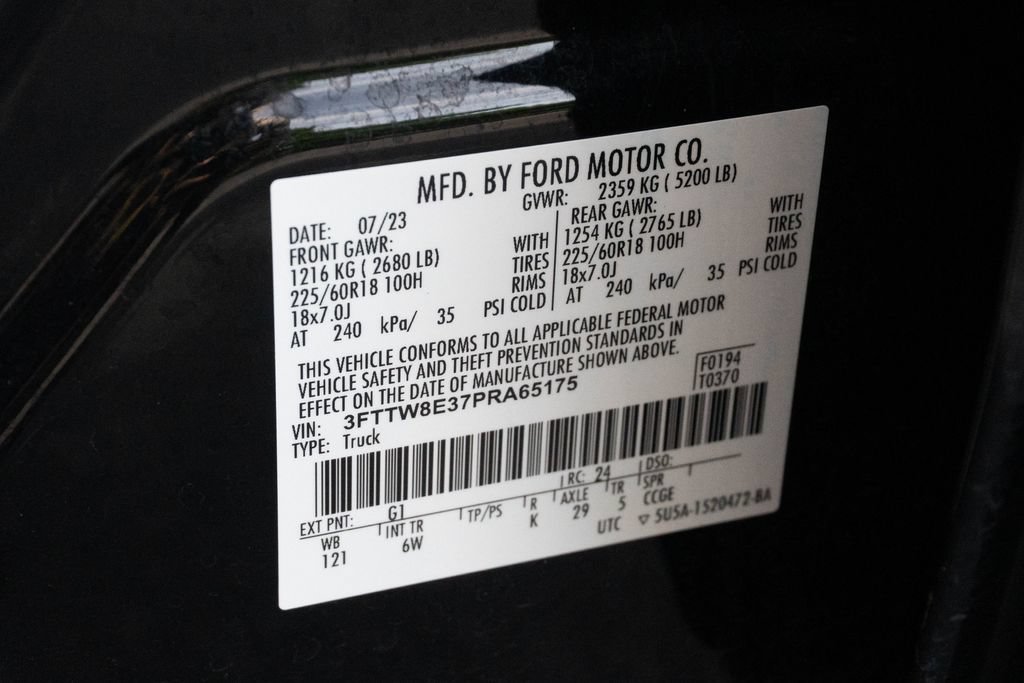 Used 2023 Ford Maverick Lariat w/ Black Appearance Package FWD image 35