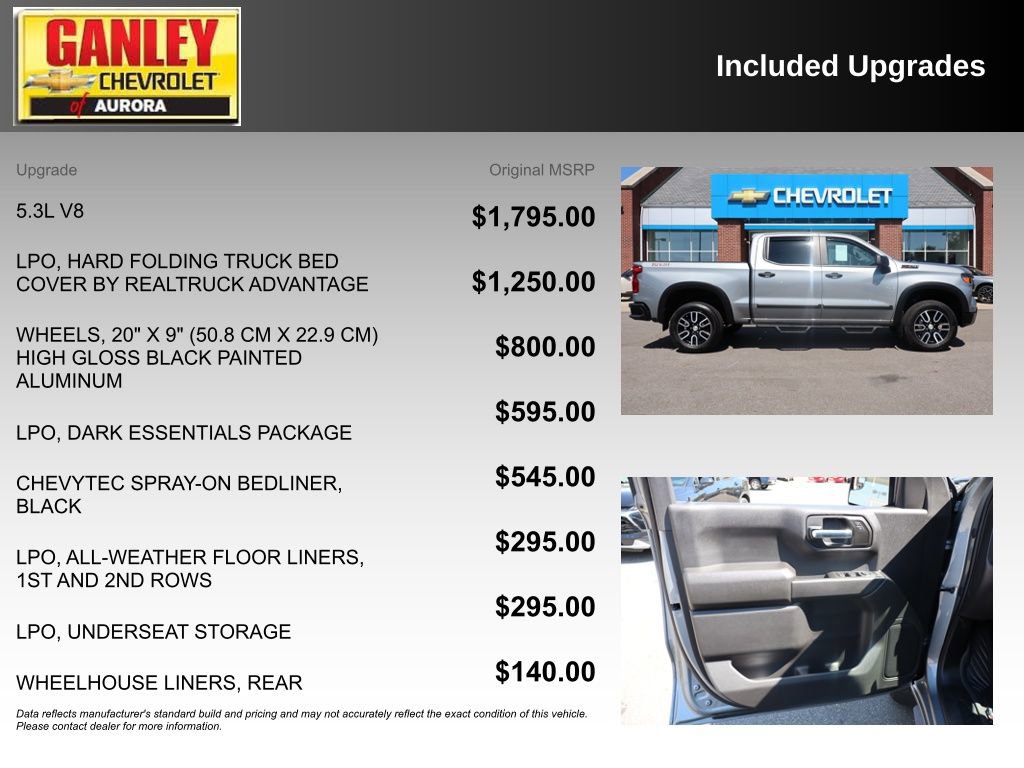 Used 2025 Chevrolet Silverado 1500 Custom Trail Boss w/ LPO, Dark Essentials Package image 6