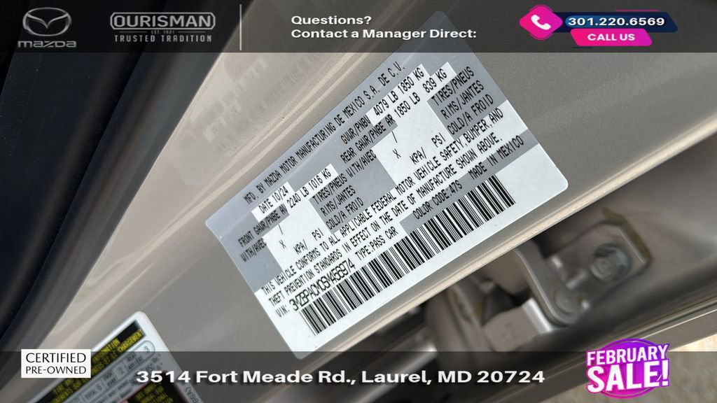 Certified 2025 MAZDA MAZDA3 s image 37