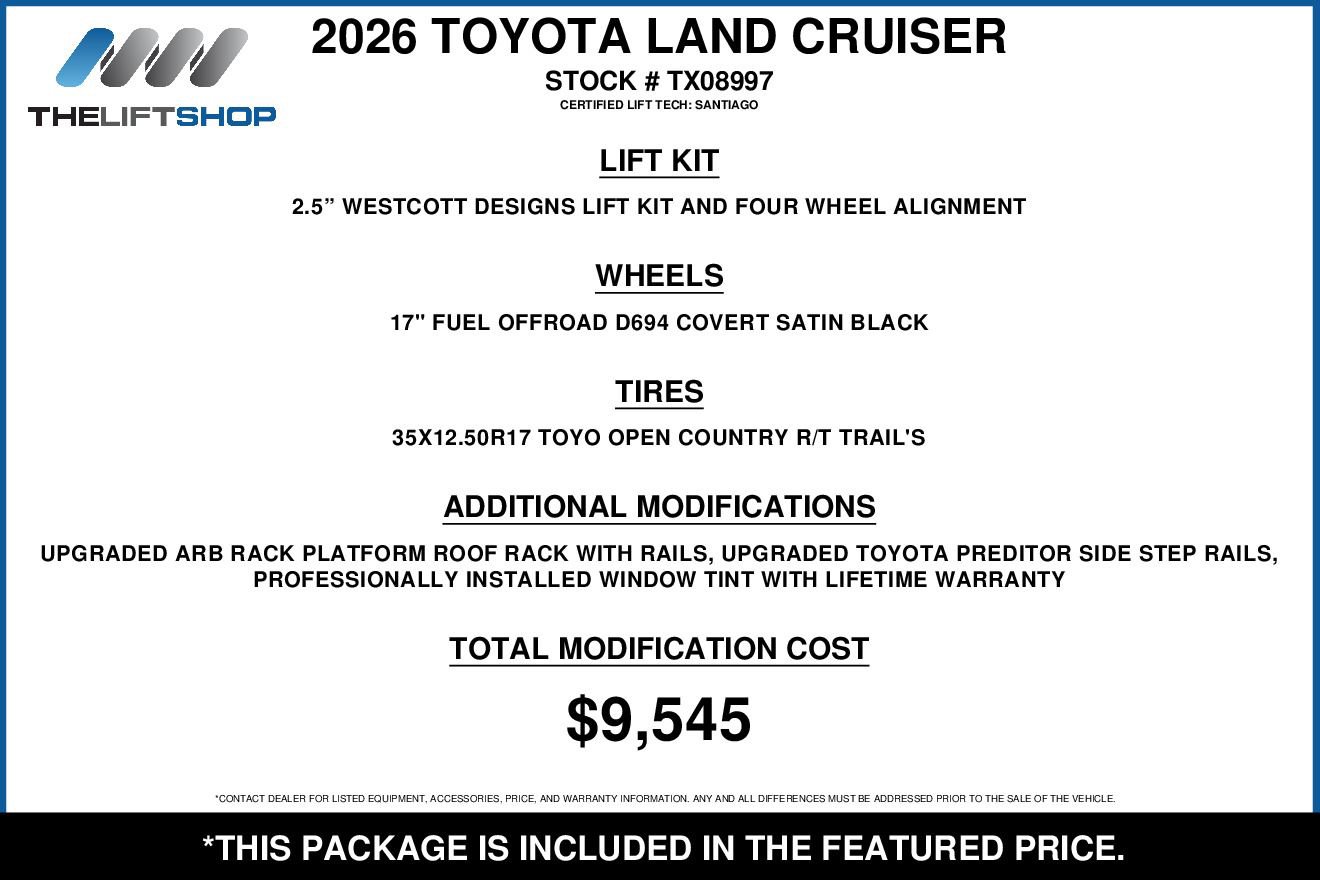 Used 2026 Toyota Land Cruiser w/ Premium Package video 2