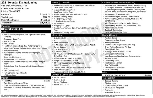 Used 2021 Hyundai Elantra Limited FWD image 25