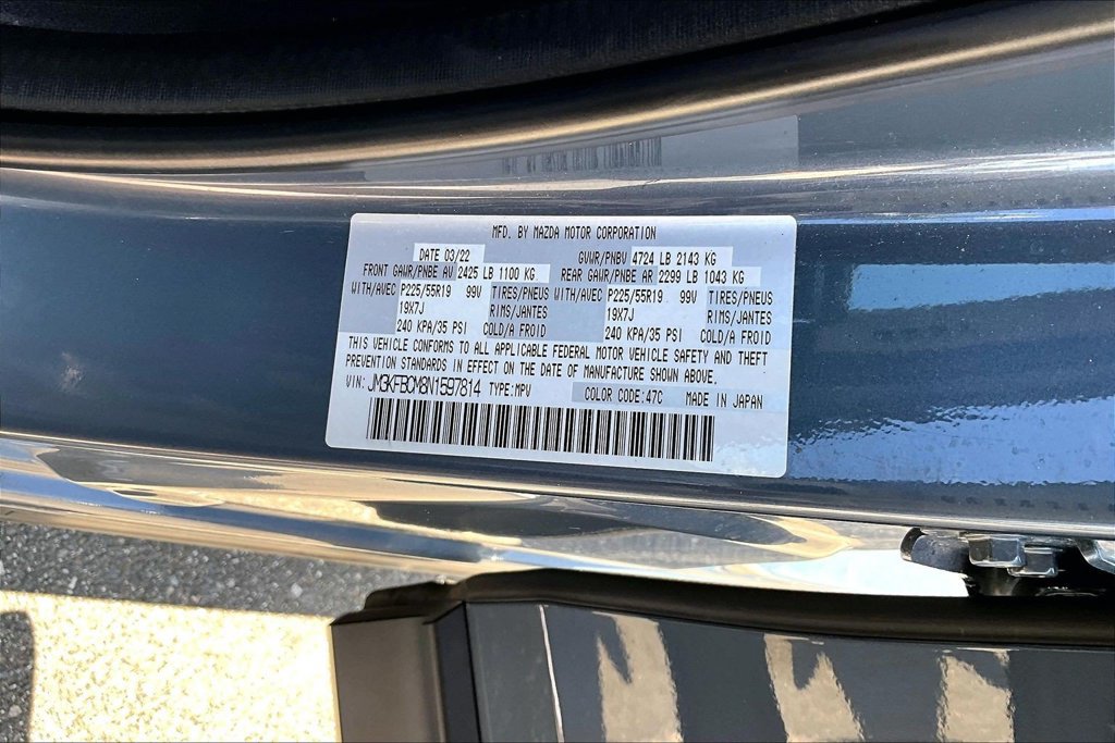 Certified 2022 MAZDA CX-5 Carbon Edition AWD/4WD image 17