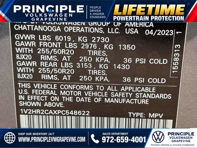 Certified 2023 Volkswagen Atlas SE AWD/4WD image 29