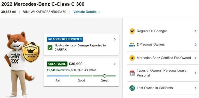 Certified 2022 Mercedes-Benz C 300 Sedan image 3