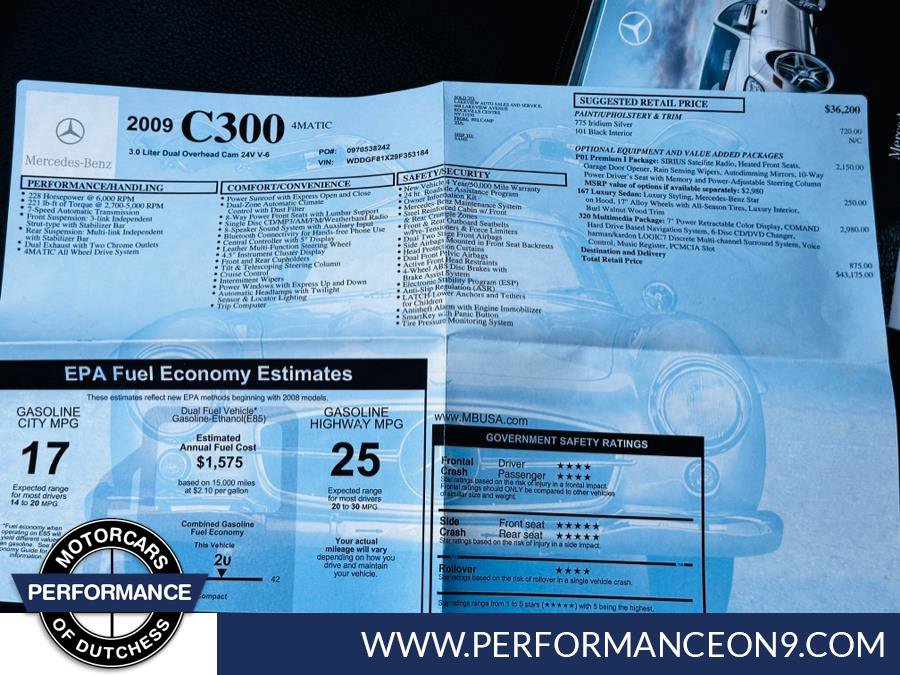 Used 2009 Mercedes-Benz C 300 Sport image 47