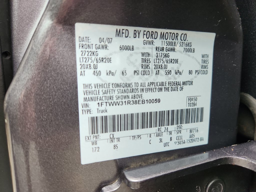 Used 2008 Ford F350 XL AWD/4WD image 25