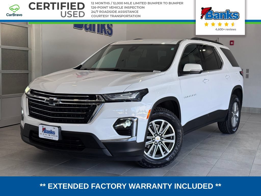 Certified 2023 Chevrolet Traverse LT w/ LPO, Floor Liner Package AWD/4WD image 1
