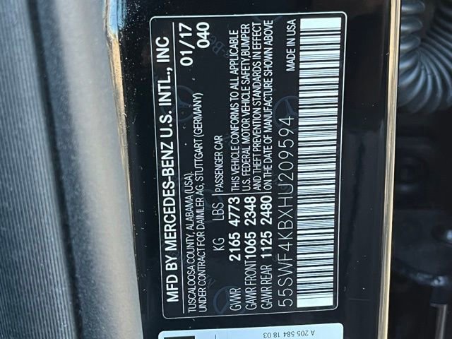 Used 2017 Mercedes-Benz C 300 4MATIC Sedan image 35