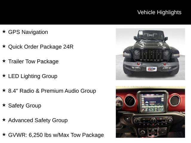 Used 2021 Jeep Gladiator Rubicon AWD/4WD image 16