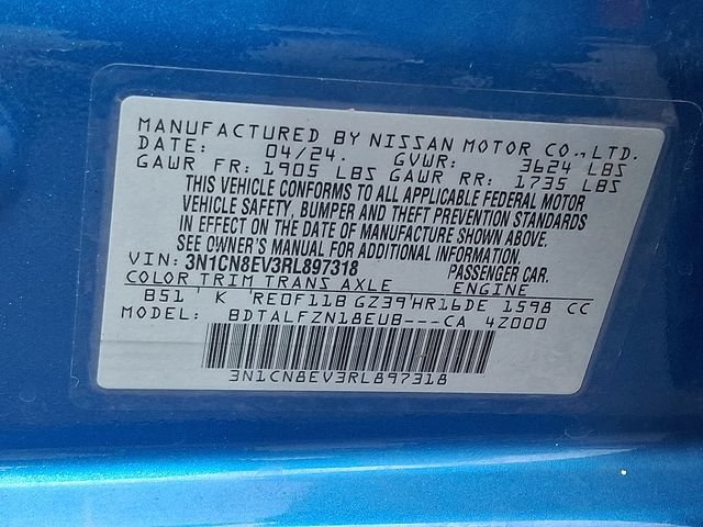 Used 2024 Nissan Versa SV FWD image 26