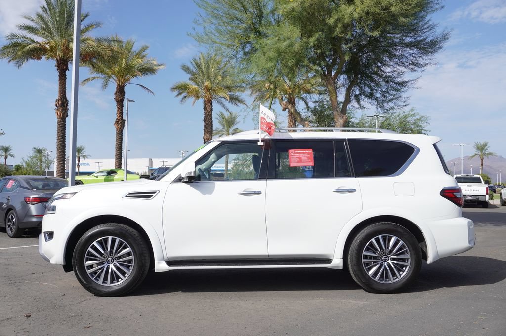 Certified 2024 Nissan Armada SL w/ Captain's Chairs Package RWD image 2