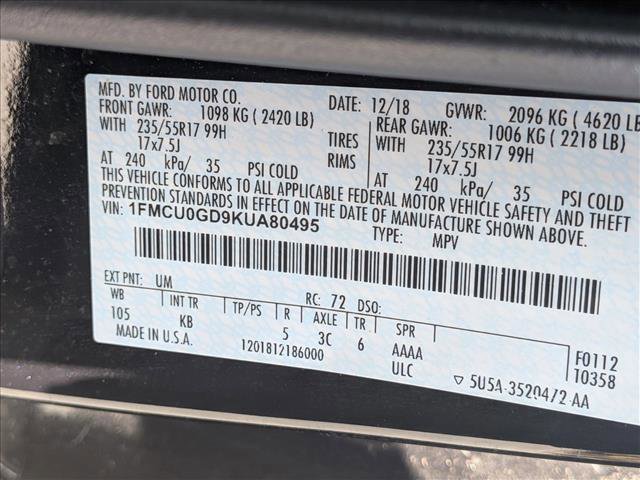 Used 2019 Ford Escape SE image 22