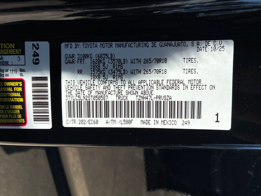 New 2025 Toyota Tacoma Trailhunter image 60