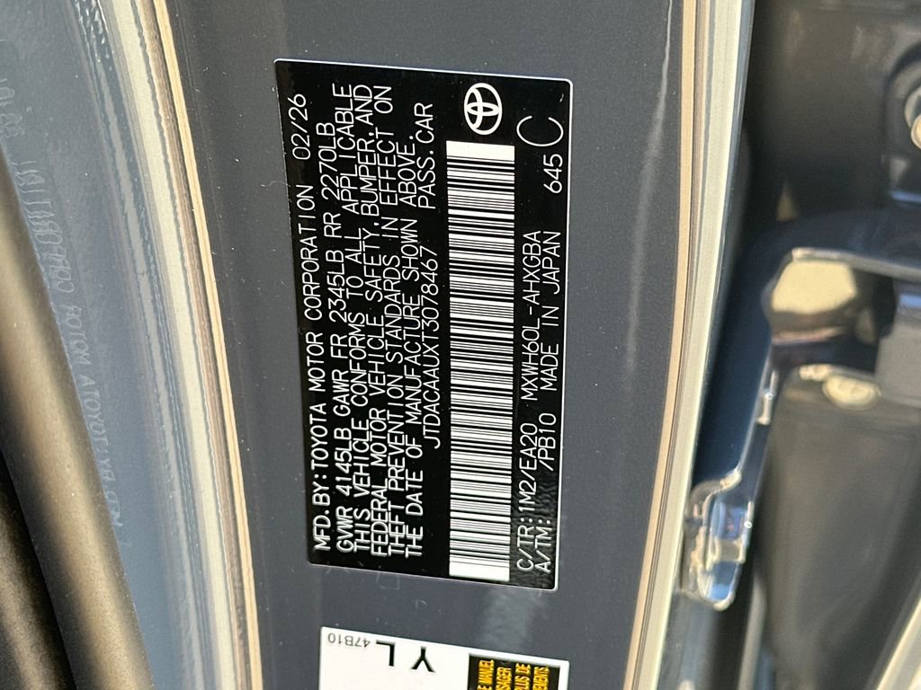 New 2026 Toyota Prius XLE image 28