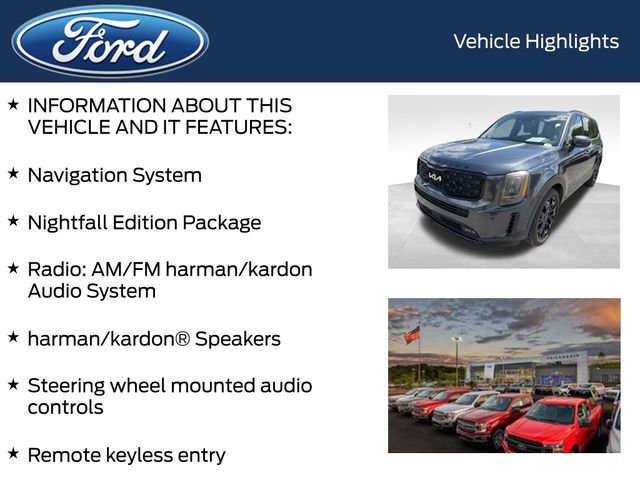 Used 2022 Kia Telluride SX w/ Nightfall Edition Package AWD/4WD image 4