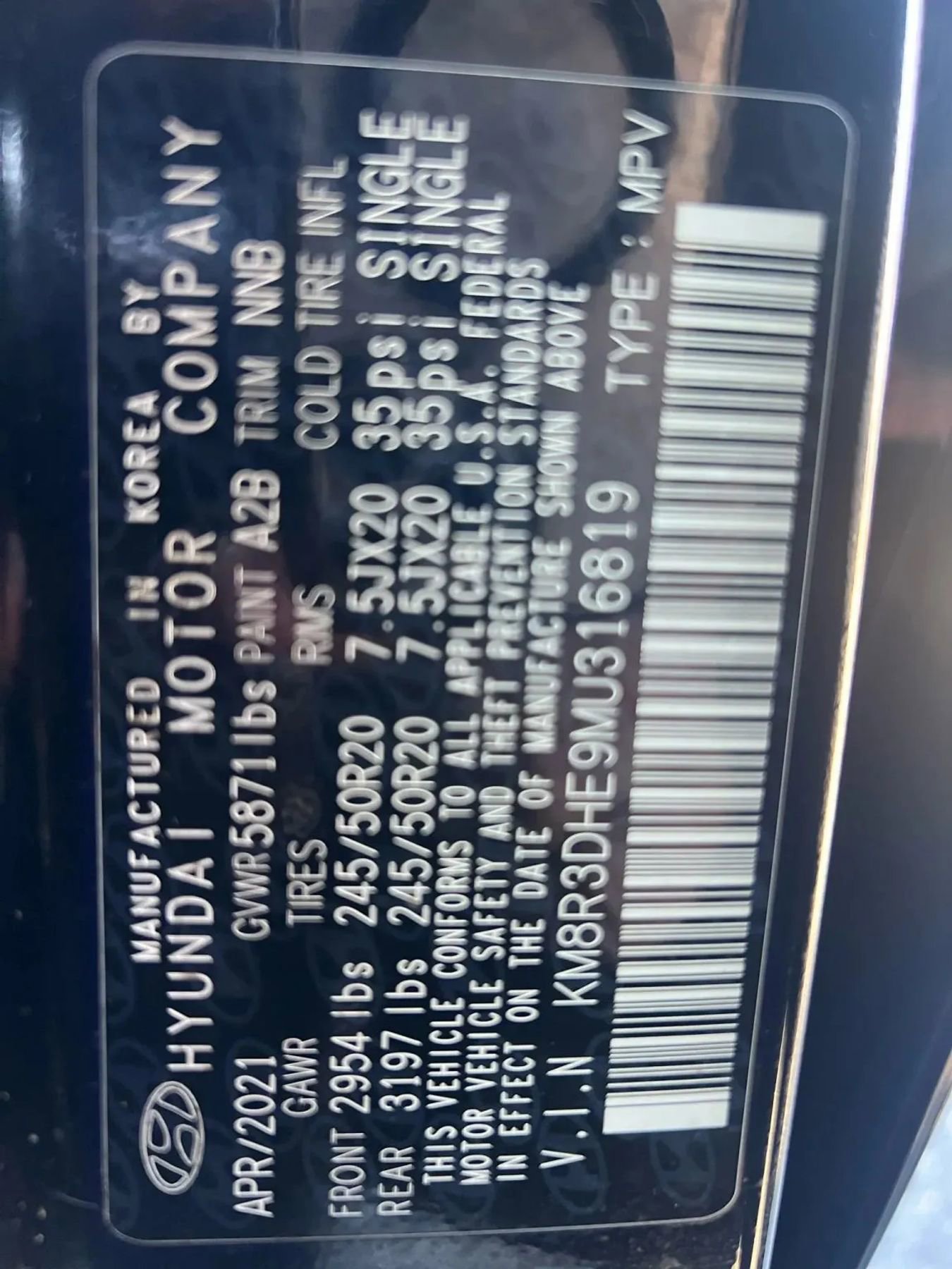 Used 2021 Hyundai Palisade SEL w/ Convenience Package AWD/4WD image 34