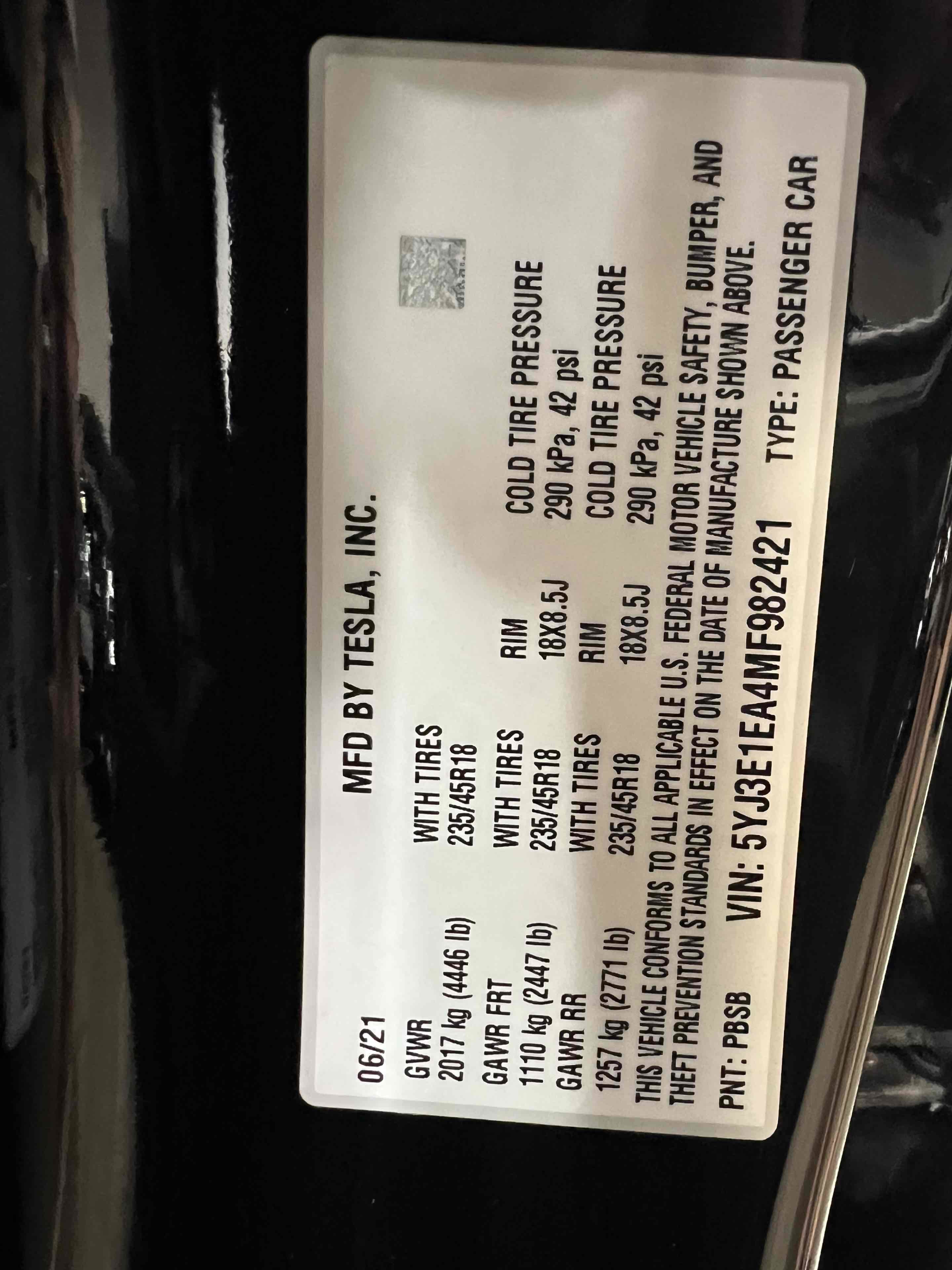 Used 2021 Tesla Model 3 Standard Range Plus RWD image 59
