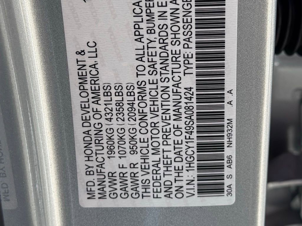 New 2025 Honda Accord SE image 39