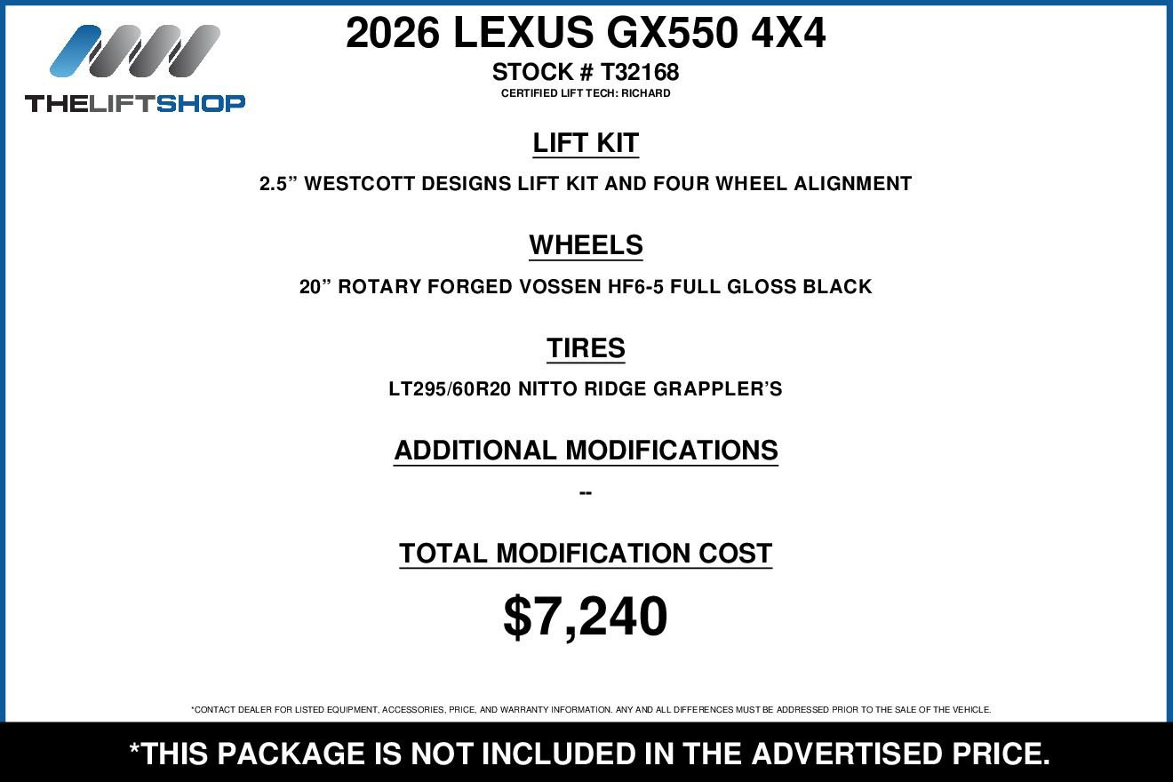 Used 2026 Lexus GX 550 Luxury+ w/ Accessory Package (2T) image 2